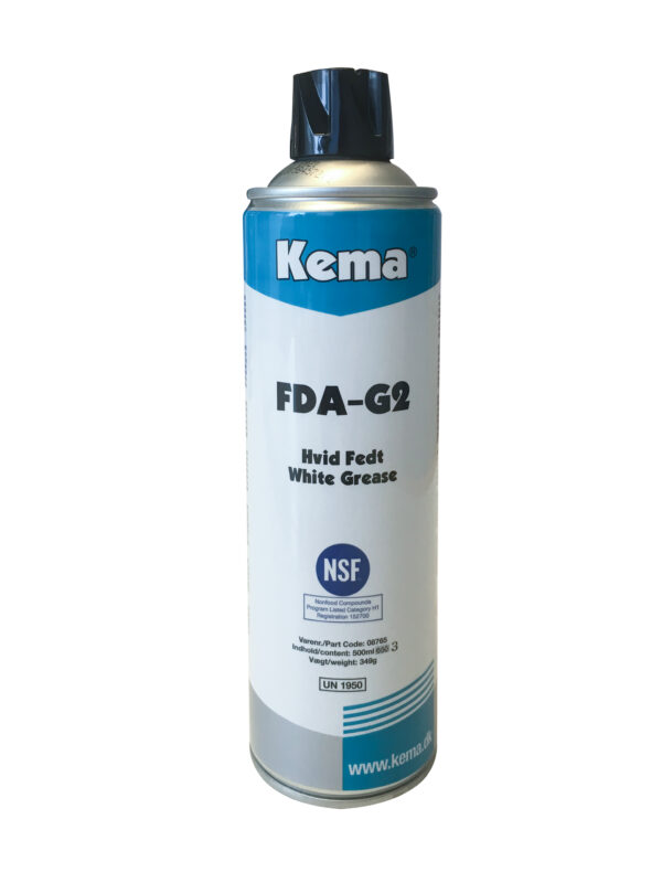 Kema FDA-G2 Hvidt fedt NSF-H1 registreret